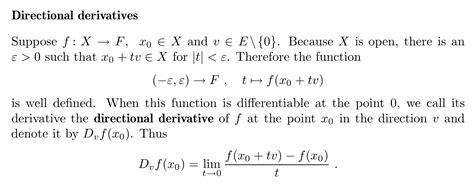 real analysis    typo  directional derivative