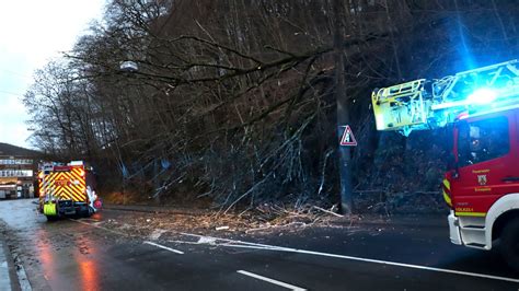 Unwetter 16 Sturm Einsätze im Ennepe Ruhr Kreis