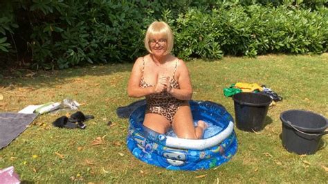 Paddling Pool And Glass Toy Busty British Babe CherryB Clips4sale