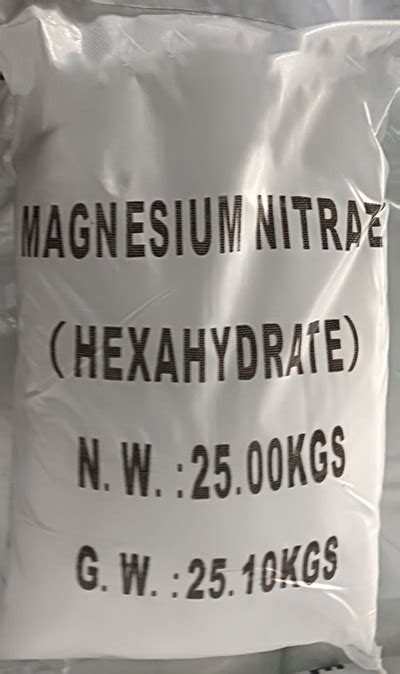 Agricultural Fertilizers Magnesium Nitrate Hexahydrate