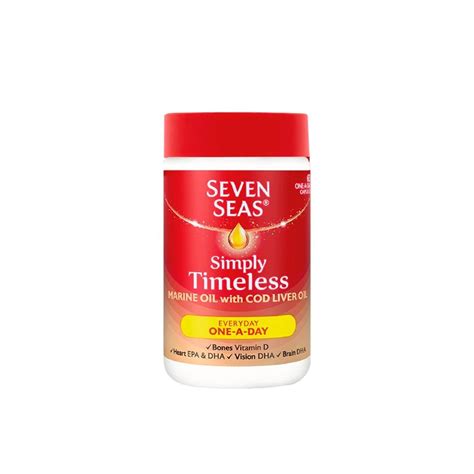 Seven Seas Pure Cod Liver Oil 60 Capsules Pharmacyplus