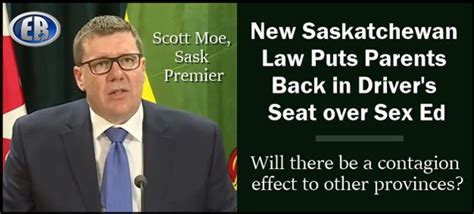Saskatchewan Implements Parental Rights Policies On Gender Sex Ed Issues In Public Schools
