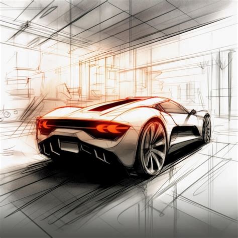 Premium AI Image | Racing into the Future HighSpeed Car Design Advancements