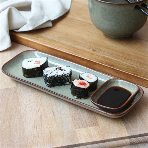 Ceramic Sushi Serving Tray By Marquis And Dawe