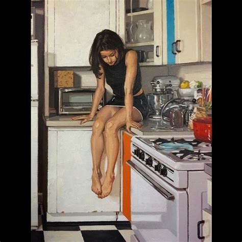 Vincent Giarrano On Instagram Bora White In Her Kitchen Painting