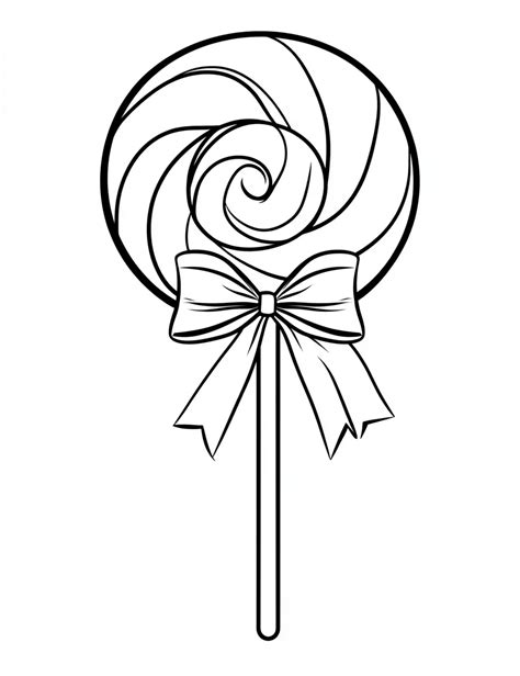 55 Coloriage Bonbon PDF Un Monde de Douceurs à Colorier