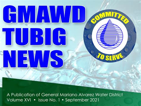 Gmawd Tubig News General Mariano Alvarez Water Disctrict