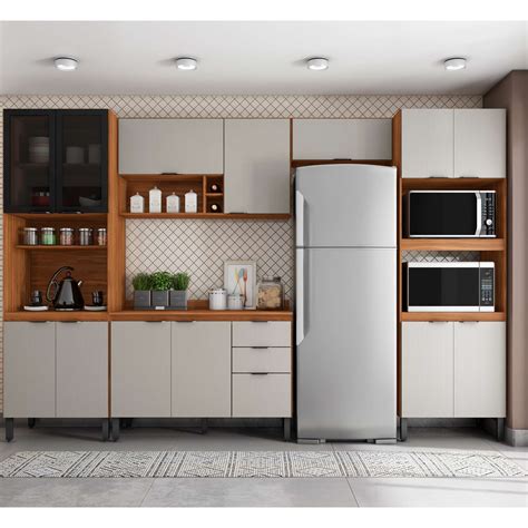 Cozinha Modular Pe As Firenze Composi O Fi Amendola Touch Nude Prime Tx Dem Bile
