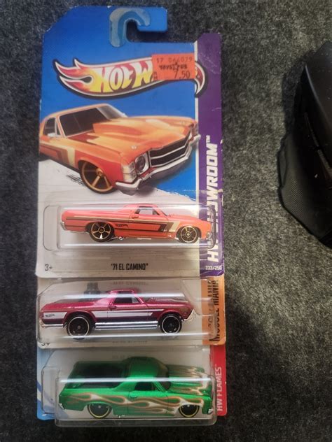 Hot Wheels Chevrolet Chevy El Camino Lot Of 3 Hobbies Toys Toys Games On Carousell
