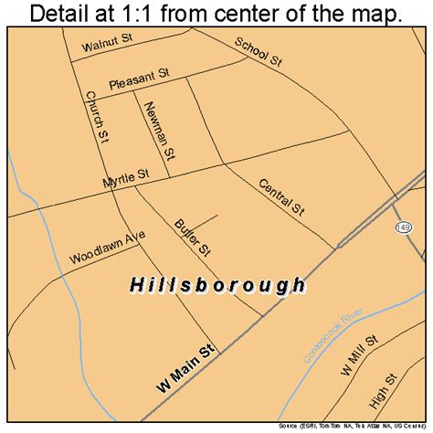 Hillsborough NH Map