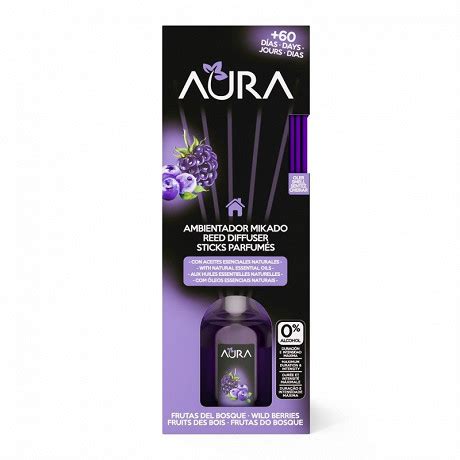 Aura diffuseur sticks parfumés fruit des bois 50ml