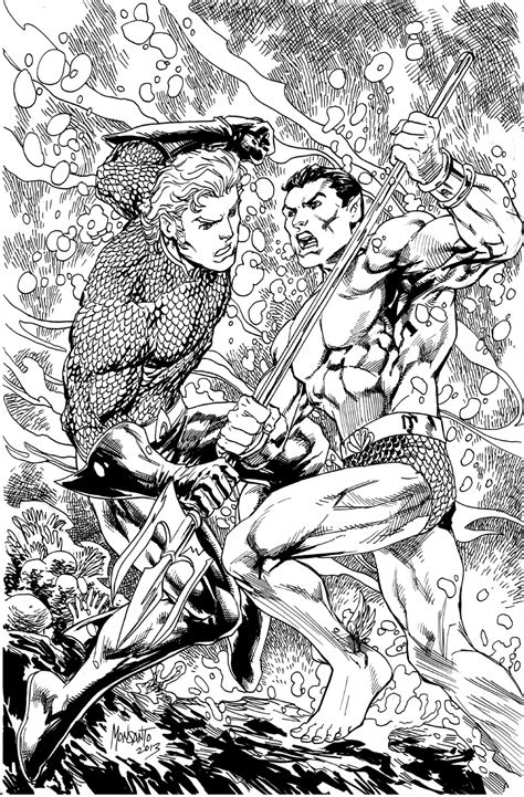 Namor vs Aquaman by gammaknight on DeviantArt