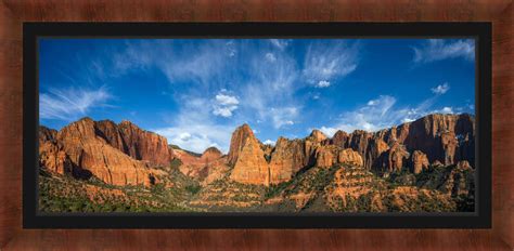 Kolob Canyon Panoramic Fine Art Photo Print | Photos by Joseph C. Filer