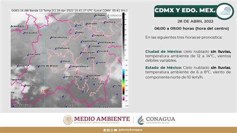 CONAGUA Clima on Twitter PronósticodelTiempo para el EdoMéx y la