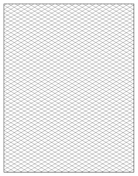 Isometric Graph Paper Grid Graph Paper Template In Pdf