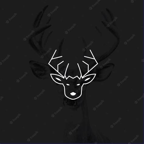 Premium Vector Deer Head Icon Logo Template