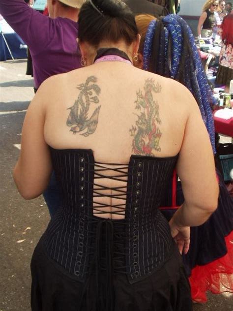 Sexy Womans Back Tat And Corset ~ Photographed By Adda Da… Flickr