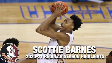 Scottie Barnes Fsu - Fsu Basketball S Scottie Barnes Declares For 2021 Nba Draft _ Jun 25, 2021 ...