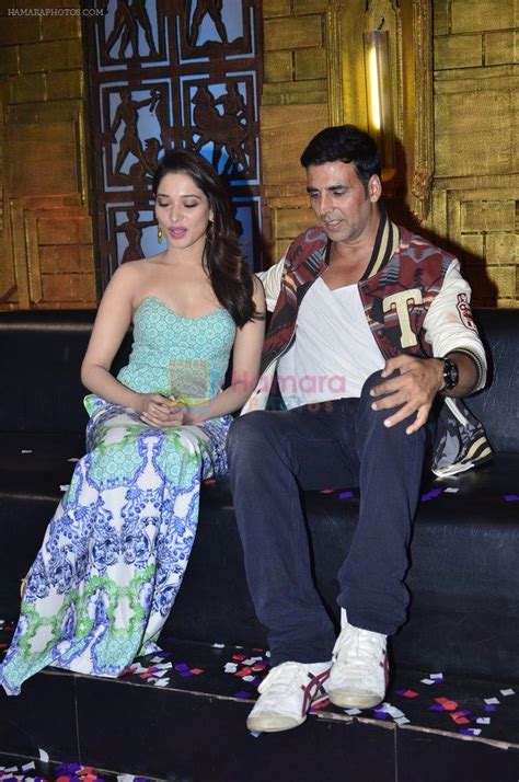 Akshay Kumar Tamannaah Bhatia On The Sets Of Entertainment Ke Liye