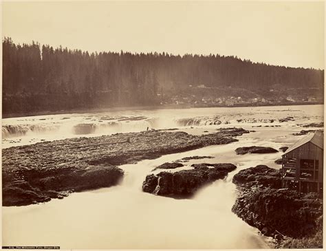 The Willamette Falls, Oregon City (Getty Museum)