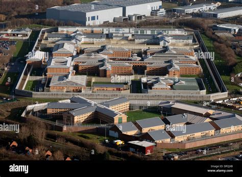 Belmarsh High Security Prison in East London as seen from the air Stock ...