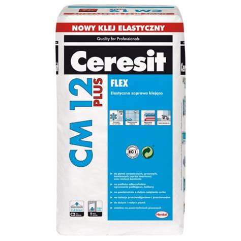 Zaprawa klejąca elastyczna CERESIT CM 12 PLUS Flex 25 kg OUTLET NEXTERIO