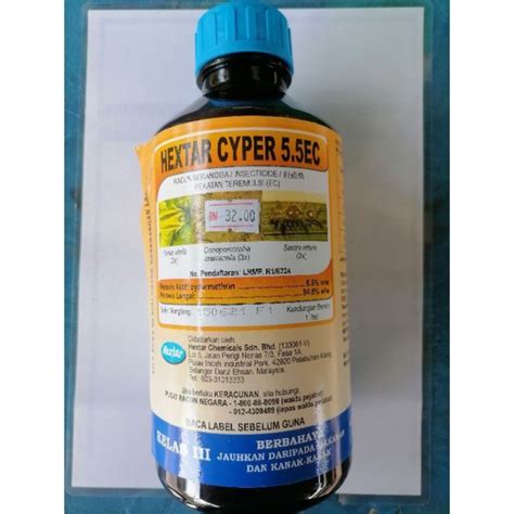 1L HEXTAR CYPER 5 5EC Racun Serangga Cypermethrin 5 5 Shopee Malaysia