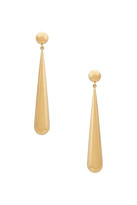 Lie Studio The Louise Earring In 18k Gold Plated Fwrd