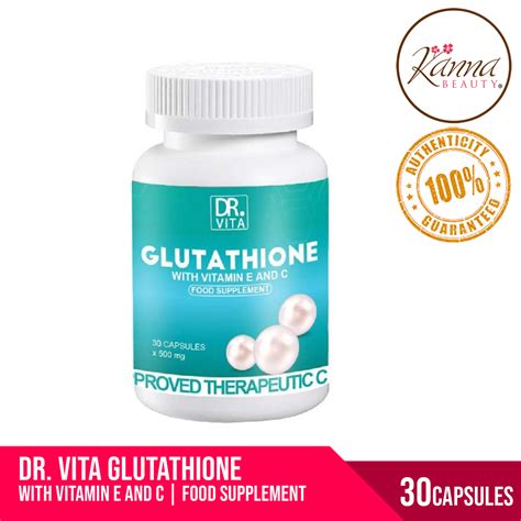 Dr Vita Glutathione With Vitamin E And C Mg Capsules