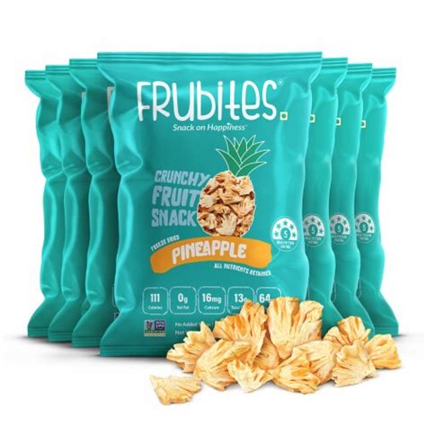 Crunchy Fruit Snacks Freeze Dried Pineapple Perfect For School