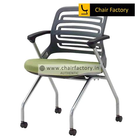 romford folding visitor chair  castor wheels chair factory