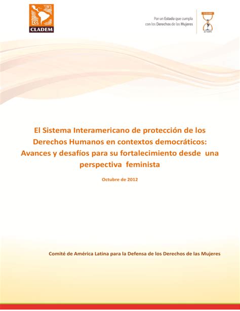 El Sistema Interamericano de protección de los Derechos