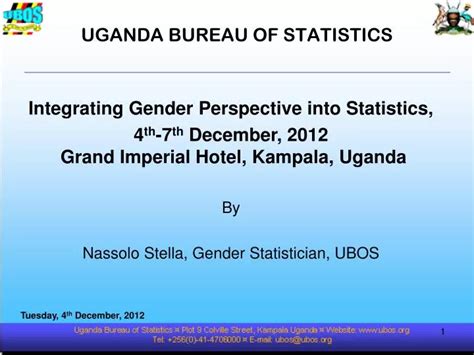 Ppt Uganda Bureau Of Statistics Powerpoint Presentation Free