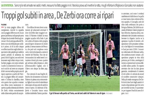 Giornale Di Sicilia Troppi Gol Subiti In Area De Zerbi Corre Ai