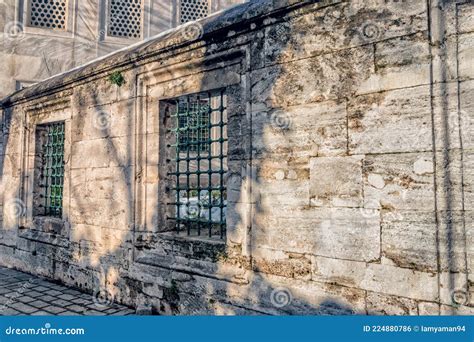 Stone Wall At Hagia Sophia In Istanbul Editorial Photo Image Of