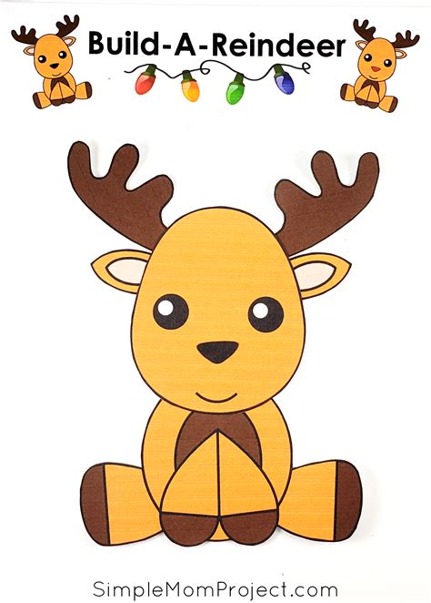 Printable Reindeer Craft