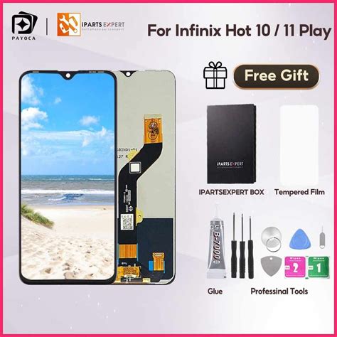 IPARTSEXPERT FN Original LQ LCD I For C Infinix H Hot O 10 F Play E LCD Display Touch Screen