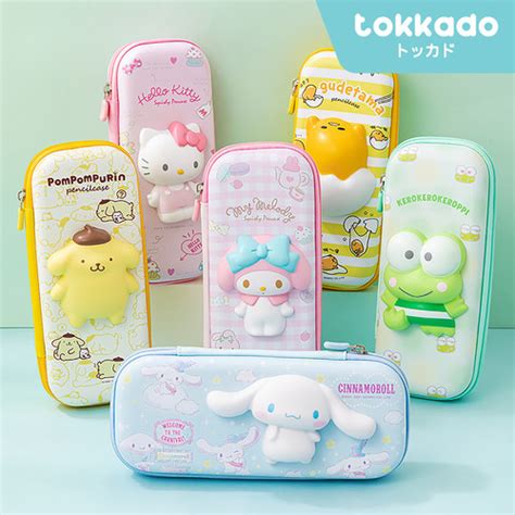 Jual TOKKADO Sanrio Squishy Pencil Case Original Kotak Pensil Anak Lucu