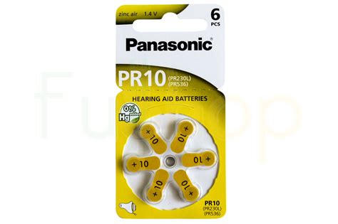 Panasonic Pr Hearing Aid Batteries Zinc Air Pr Lb