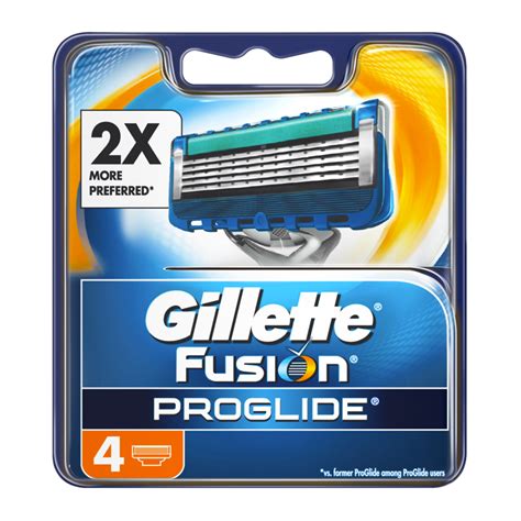 Gilette Fusion Proglide Lames De Rasoir Gillette Pack De Shoptimise