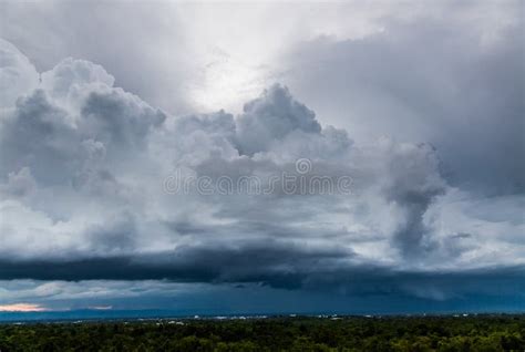 Storm Clouds with the Rain. Stock Image - Image of storm, weather: 111471683