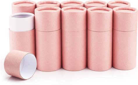 Amazon Pcs Oz Ml Pink Kraft Paperboard Tubes Empty Round