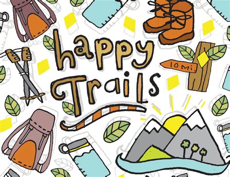 Happy Trails 5x7 Print By Thesunnysideupstudio On Etsy