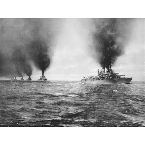 Battleships Usa Atlantic Fleet War Old Photo Extra Large Art Print Wall