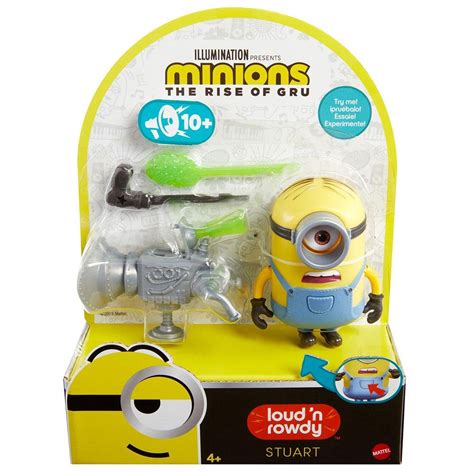 Mattel Bonecos Minions Barulhentos E Bagunceiros Stuart