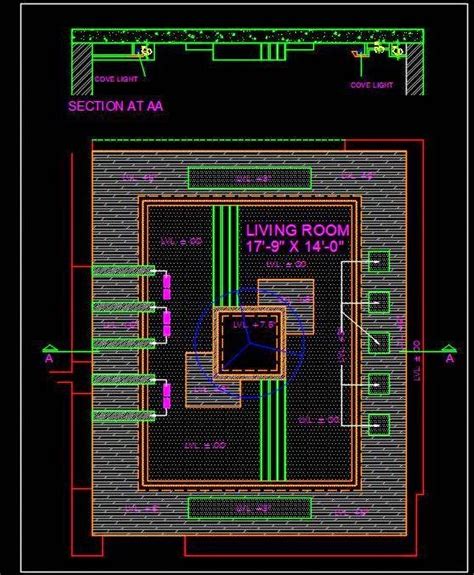 False Ceiling Design CAD