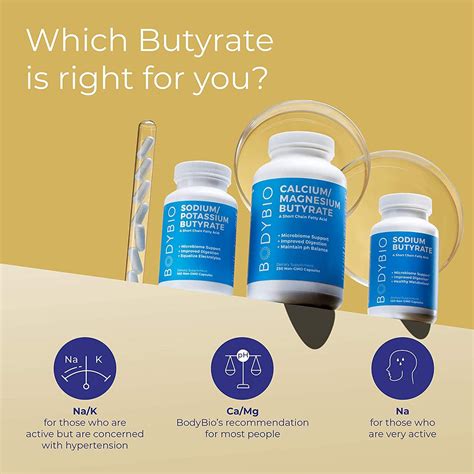 BodyBio Sodium Butyrate / Бутират Натрия 100 капс: купить БАДы, цена в ...