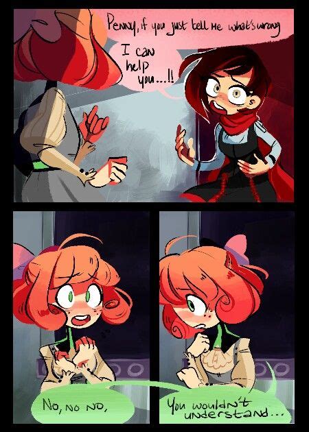 Penny If You Just Tell What S Wrong I Can Help You Ruby And Penny Rwby Season 2 Rwby