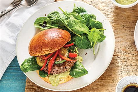 Homemade Beef Burgers Recipe HelloFresh