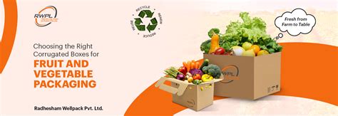 Corrugated Boxes For Fruit And Vegetable Packaging